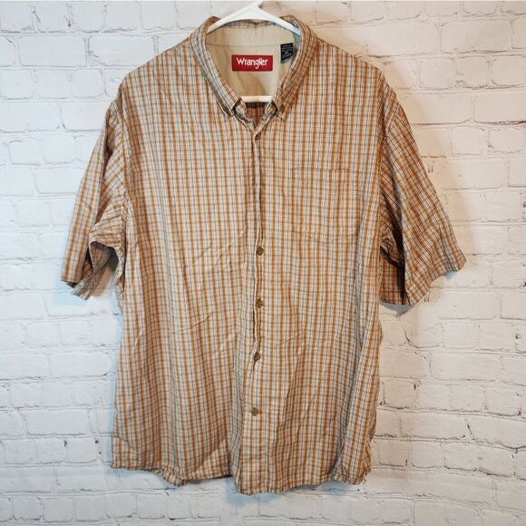 Men's Wrangler button-down shirt, size XL - Picture 1 of 4